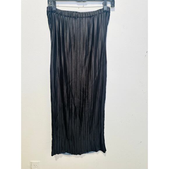 ARTHUR Women's Black Brown Floral Strapless Flower Mini Dress Size Small - Picture 10 of 16